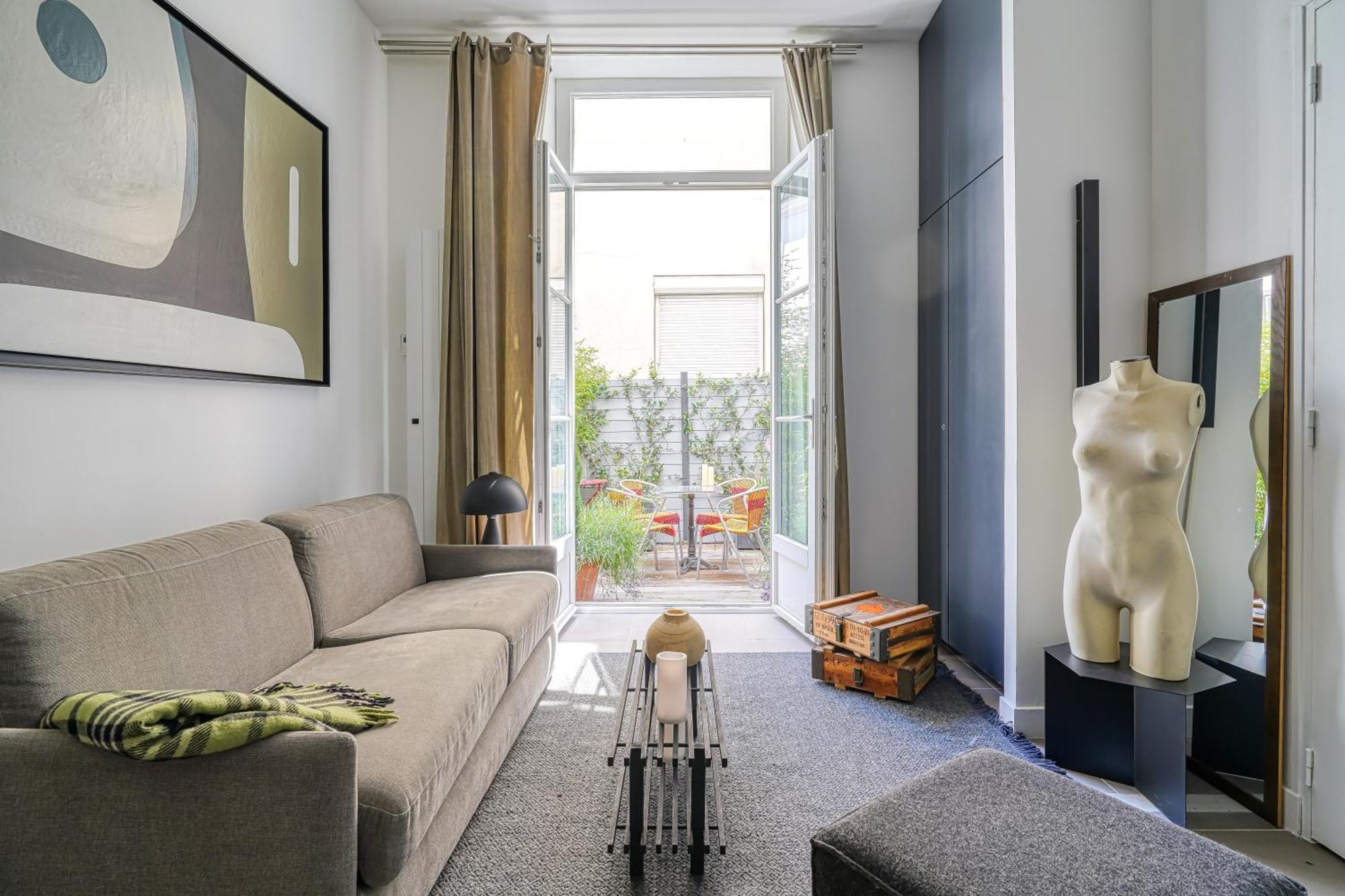 Amazing Private Terrasse-Sentier Apartment Paris Exterior photo