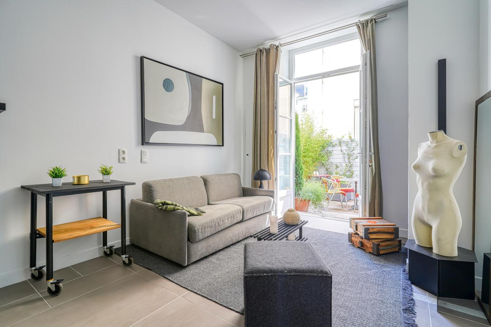 Amazing Private Terrasse-Sentier Apartment Paris Exterior photo